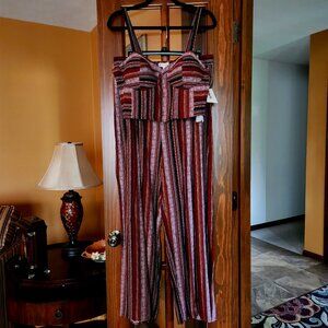 Band of Gypsies 2-piece Cropped Top & Wide-leg Pants Set - Women's Size XL   NWT